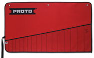 Proto® Red Canvas 17-Pocket Tool Roll - Eagle Tool & Supply