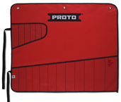 Proto® Red Canvas 18-Pocket Tool Roll - Eagle Tool & Supply