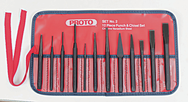Proto® 12 Piece Punch & Chisel Set - Eagle Tool & Supply