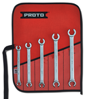 Proto® 5 Piece Metric Double End Flare Nut Wrench Set - 6 Point - Eagle Tool & Supply
