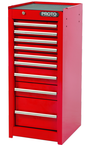Proto® 440SS Side Cabinet - 9 Drawer, Red - Eagle Tool & Supply