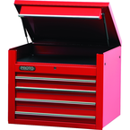 Proto® 450HS 34" Top Chest - 4 Drawer, Red - Eagle Tool & Supply