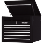 Proto® 450HS 34" Top Chest - 6 Drawer, Black - Eagle Tool & Supply