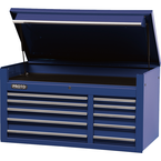 Proto® 450HS 50" Top Chest - 10 Drawer, Blue - Eagle Tool & Supply