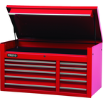 Proto® 450HS 50" Top Chest - 10 Drawer, Red - Eagle Tool & Supply