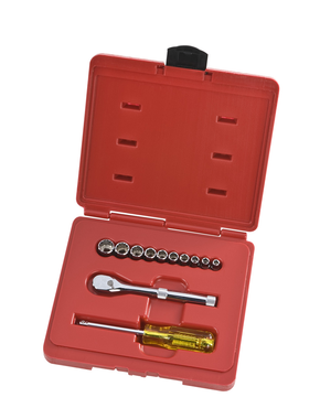 Proto® 1/4" Drive 12 Piece Socket, Combination Set - 12 Point - Eagle Tool & Supply