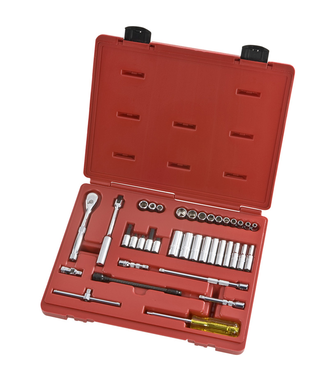 Proto® 1/4" Drive 37 Piece Socket, Combination Set - 6 Point - Eagle Tool & Supply