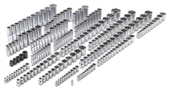 Proto® 1/4", 3/8", & 1/2" Drive 205 Piece Socket Set- 6, 8, and 12 Point - Eagle Tool & Supply