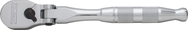 Proto® 1/4" Drive Flex Head Precision 90 Pear Head Ratchet Long 9"- Full Polish - Eagle Tool & Supply