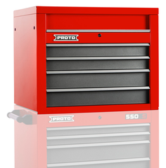 Proto® 550S 34" Top Chest - 4 Drawer, Gloss Red - Eagle Tool & Supply