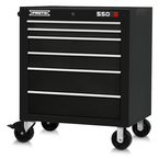 Proto® 550S 34" Roller Cabinet - 6 Drawer, Gloss Black - Eagle Tool & Supply