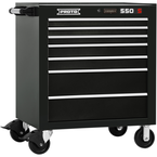 Proto® 550S 34" Roller Cabinet - 7 Drawer, Gloss Black - Eagle Tool & Supply