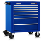 Proto® 550S 34" Roller Cabinet - 7 Drawer, Gloss Blue - Eagle Tool & Supply