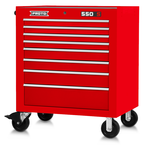 Proto® 550S 34" Roller Cabinet - 8 Drawer, Gloss Red - Eagle Tool & Supply