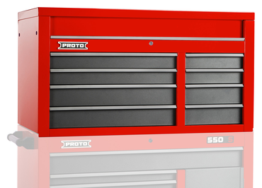 Proto® 550S 50" Top Chest - 8 Drawer, Gloss Blue - Eagle Tool & Supply