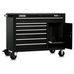 Proto® 550S 50" Workstation - 7 Drawer & 1 Shelf, Gloss Black - Eagle Tool & Supply