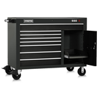 Proto® 550S 50" Workstation - 8 Drawer & 1 Shelf, Gloss Black - Eagle Tool & Supply