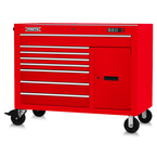 Proto® 550S 50" Workstation - 8 Drawer & 2 Shelves, Gloss Red - Eagle Tool & Supply