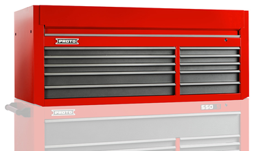Proto® 550S 66" Top Chest - 10 Drawer, Gloss Red - Eagle Tool & Supply