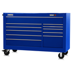 Proto® 550S 66" Workstation - 11 Drawer, Gloss Blue - Eagle Tool & Supply