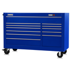 Proto® 550S 66" Workstation - 12 Drawer, Gloss Blue - Eagle Tool & Supply