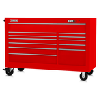 Proto® 550S 66" Workstation - 12 Drawer, Gloss Red - Eagle Tool & Supply