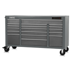 Proto® 550E 67" Front Facing Power Workstation w/ USB - 18 Drawer, Dual Gray - Eagle Tool & Supply