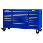 Proto® 550S 67" Workstation - 20 Drawer, Gloss Blue - Eagle Tool & Supply