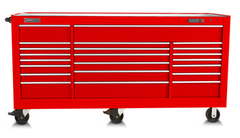 Proto® 550S 88" Workstation - 22 Drawer, Gloss Red - Eagle Tool & Supply