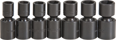 Proto® 1/2" Drive 7 Piece Metric Universal Impact Socket Set - 6 Point - Eagle Tool & Supply