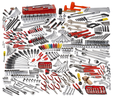 Proto® 400 Piece Advanced Maintenance Tool Set With Roller Cabinet J453441-8RD and Top Chest J453427-6RD - Eagle Tool & Supply