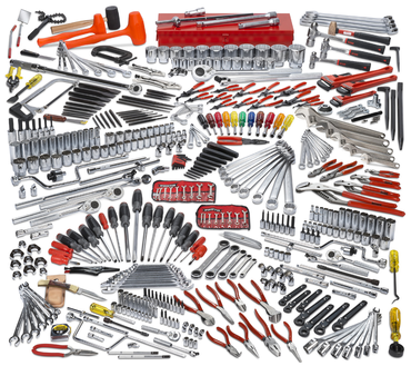 Proto® 453 Piece Intermediate Tool Set With Roller Cabinet J553441-8SG And Top Chest J553427-6SG - Eagle Tool & Supply