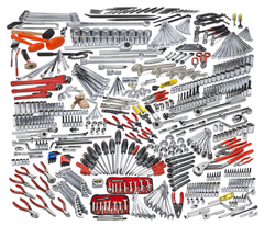 Proto® 613 Piece Master Technician Maintenance Set With Workstation J555041-10SG - Eagle Tool & Supply