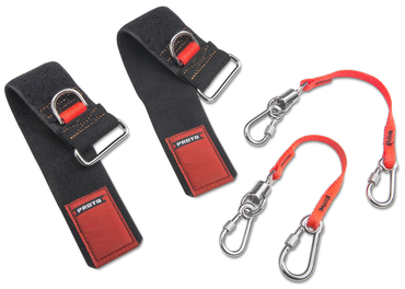 Proto® Tethering D-Ring Wrist Strap System with (2) JWS-DR and (2) JLANWR6LB - Eagle Tool & Supply