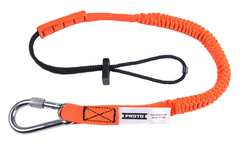 Proto® Elastic Lanyard With Screw Gate Carabiner - 15 lb. - Eagle Tool & Supply