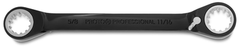 Proto® Black Chrome Double Box Reversible Ratcheting Wrench 5/8" x 11/16" - Spline - Eagle Tool & Supply