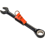 Proto® Tether-Ready Black Chrome Combination Reversible Ratcheting Wrench 9/32" - Spline - Eagle Tool & Supply