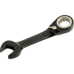 Proto® Black Chrome Combination Stubby Reversible Ratcheting Wrench 3/4" - Spline - Eagle Tool & Supply