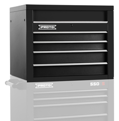 Proto® 550S 34" Top Chest - 4 Drawer, Dual Black - Eagle Tool & Supply
