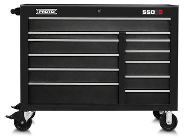 Proto® 550S 50" Workstation - 12 Drawer, Dual Black - Eagle Tool & Supply