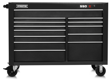 Proto® 550S 57" Workstation - 13 Drawer, Dual Black - Eagle Tool & Supply