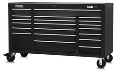 Proto® 550S 67" Workstation - 20 Drawer, Dual Black - Eagle Tool & Supply
