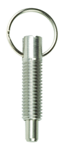 Pull Ring Retractable 1/2-13, Locking without Locking Element, Steel Zinc Chromate - Eagle Tool & Supply