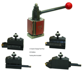 Quadra Index Std Tool Post & Holder Set - Series QITP50 - Eagle Tool & Supply