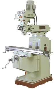 Electronic Variable Speed Vertical Mill - R-8 Spindle - 10 x 50'' Table Size - Box Way - 3HP - 3PH - 440V Motor - Eagle Tool & Supply