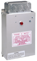 Heavy Duty Static Phase Converter - #PAM-100HD; 1/3 to 3/4HP - Eagle Tool & Supply