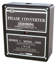 Series 1 Phase Converter - #1400B; 3 to 5HP - Eagle Tool & Supply