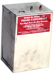 Heavy Duty Static Phase Converter - #3500; 7-1/2 to 10HP - Eagle Tool & Supply