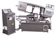 Dual Mitering Horizontal Bandsaw - 13 x 18"; 3HP; 220/440V; 3PH - Eagle Tool & Supply