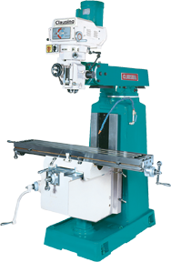 Vertical Mill - ISO40 Spindle - 10 x 54'' Table Size - 5HP Motor - Eagle Tool & Supply